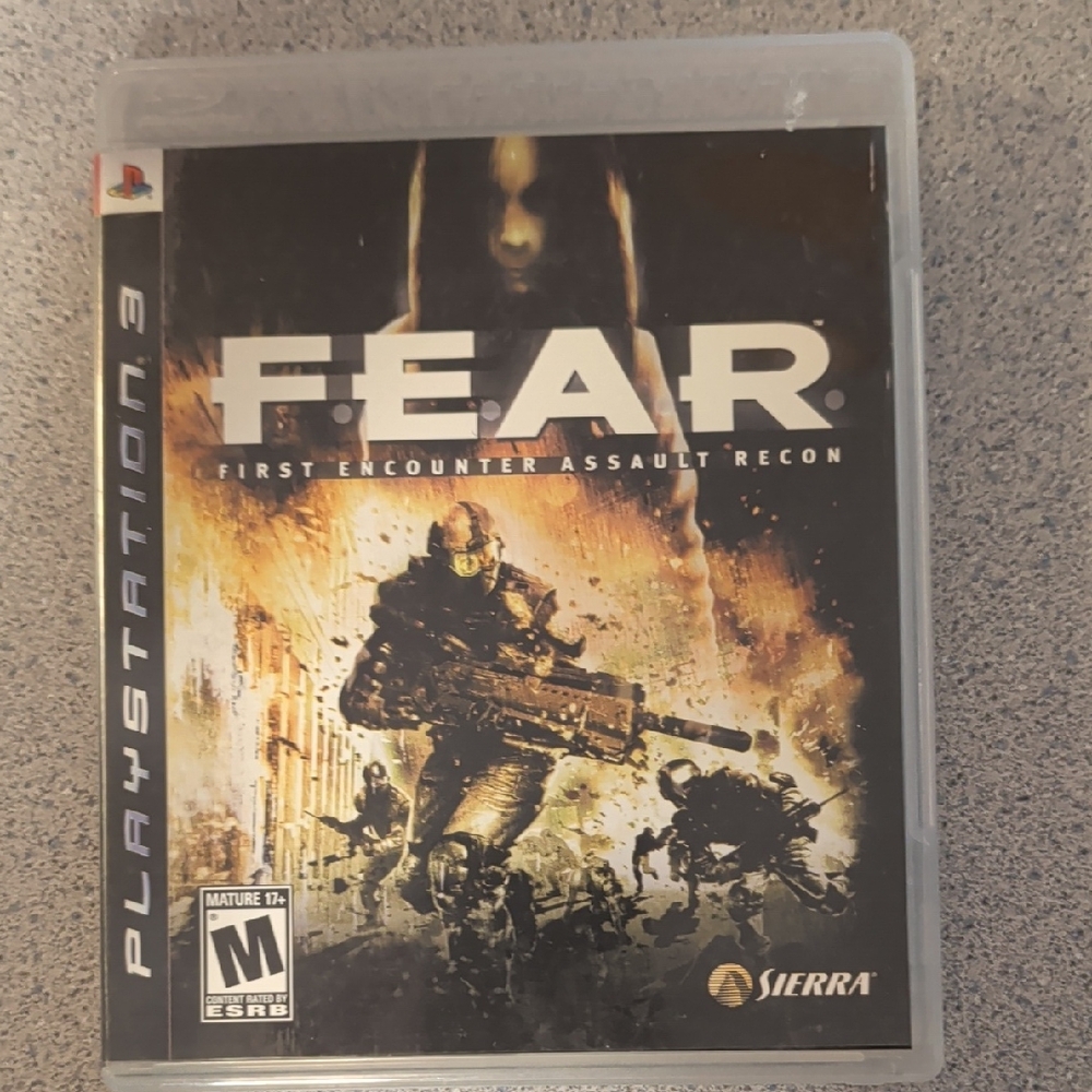 Serra FEAR for PlayStation 3 - Gray and Black